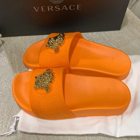 Versace Women Pool Slides - Picture 3 of 9